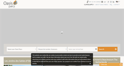 Desktop Screenshot of oasisparcs.com