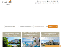Tablet Screenshot of oasisparcs.com